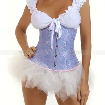 Blue Waist Cincher Underbust Corset Body Shaper Bustier + White TuTu Skirt S M L XL 2XL S M L XL 2XL
Blue Waist Cincher Underbust Corset Body Shaper Bustier + White TuTu Skirt S M L XL 2XL S M L XL 2XL