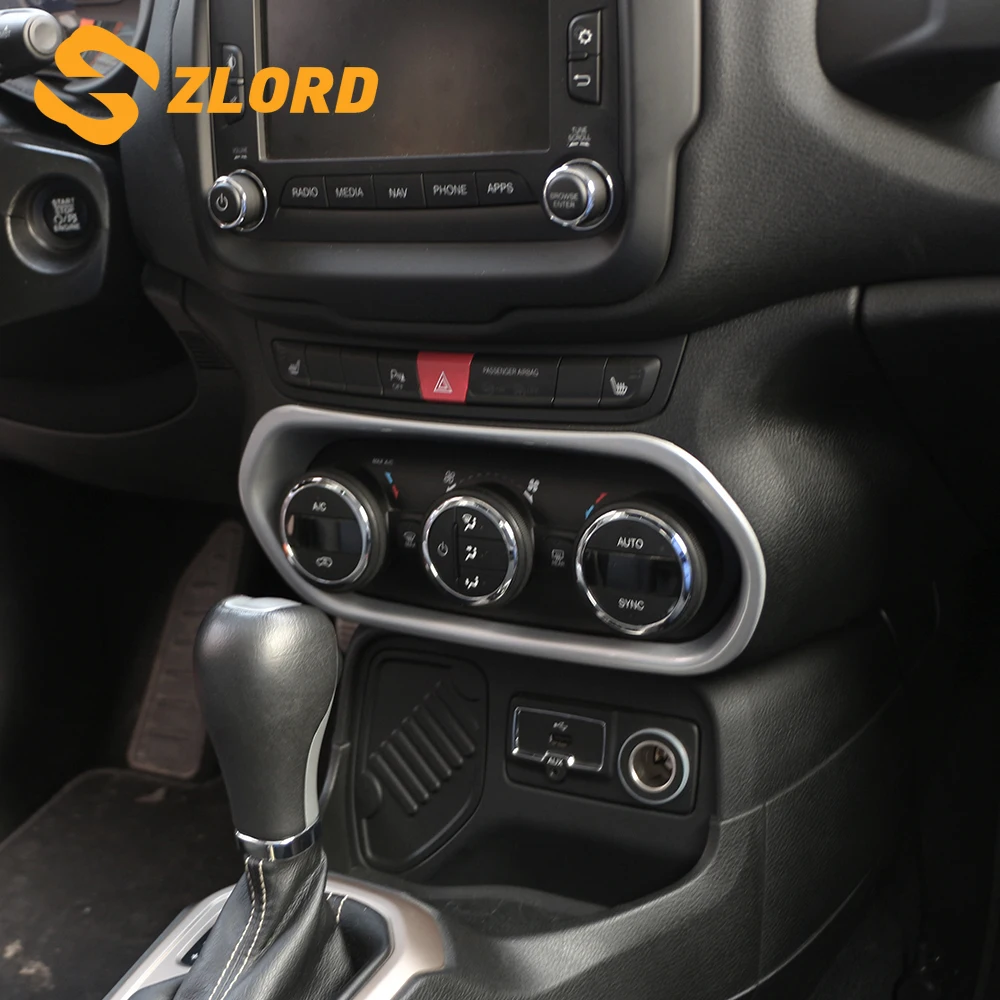 Zlord Interior Console Center Panel Air Condition Adjustment Switch Button Cover Trim Frame Sticker For Jeep Renegade 2015 2016
Zlord Interior Console Center Panel Air Condition Adjustment Switch Button Cover Trim Frame Sticker For Jeep Renegade 2015 2016