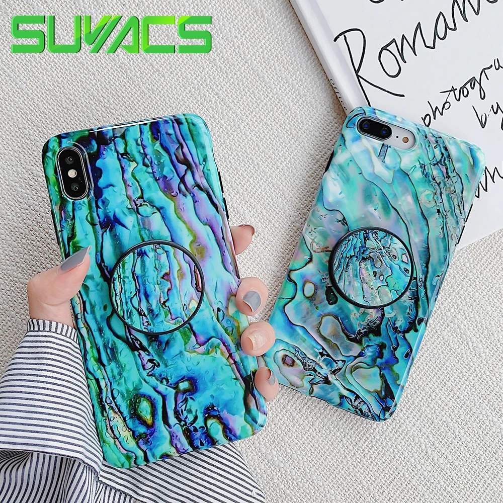 SUYACS Foldable Flexible Kickstand Marble Abalone Case For iPhone XR XS MAX X 6 6S 7 8 Plus Soft Glossy Phone Back Cover Cases
SUYACS Foldable Flexible Kickstand Marble Abalone Case For iPhone XR XS MAX X 6 6S 7 8 Plus Soft Glossy Phone Back Cover Cases