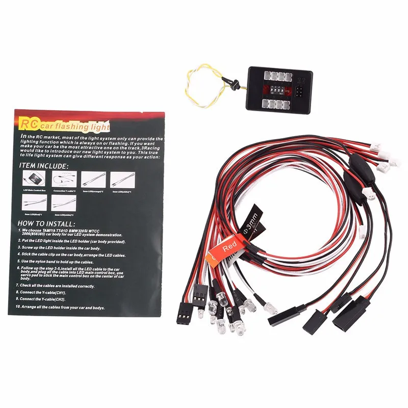 LED Light Kit for 1/10 RC Car Truck Crawler BRAKE + HEADLIGHT + SIGNAL 3 White 1 Red 2 Yellow Leds Fit 2.4ghz PPM FM
LED Light Kit for 1/10 RC Car Truck Crawler BRAKE + HEADLIGHT + SIGNAL 3 White 1 Red 2 Yellow Leds Fit 2.4ghz PPM FM