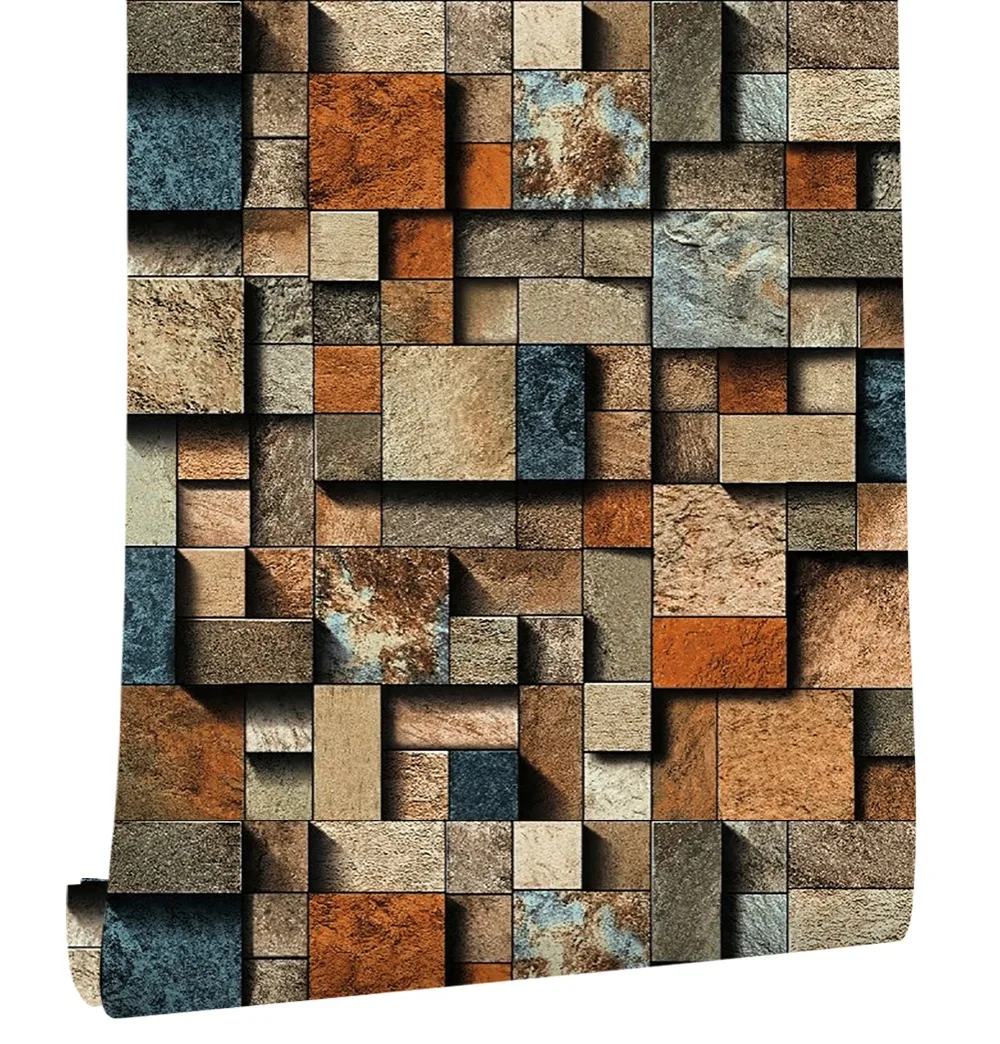 HaokHome Vintage Brick Wallpaper Roll For Walls 3d Brown Stone Contact paper Textured Murals Home Bedroom Living room Decor
HaokHome Vintage Brick Wallpaper Roll For Walls 3d Brown Stone Contact paper Textured Murals Home Bedroom Living room Decor