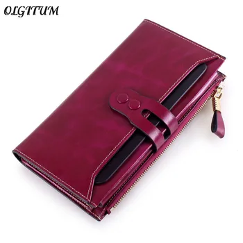 2019Fashion Women Wallets High Quality Genuine Leather Long section wallet zipper hasp Design Clutch Cowhide Wallet Female Purse
2019Fashion Women Wallets High Quality Genuine Leather Long section wallet zipper hasp Design Clutch Cowhide Wallet Female Purse