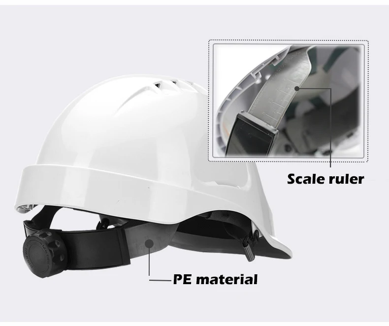 Safety Helmet Hard Hat Work Cap ABS Material Construction Protect Helmets High Quality Breathable Engineering Power Labor Helmet (12)