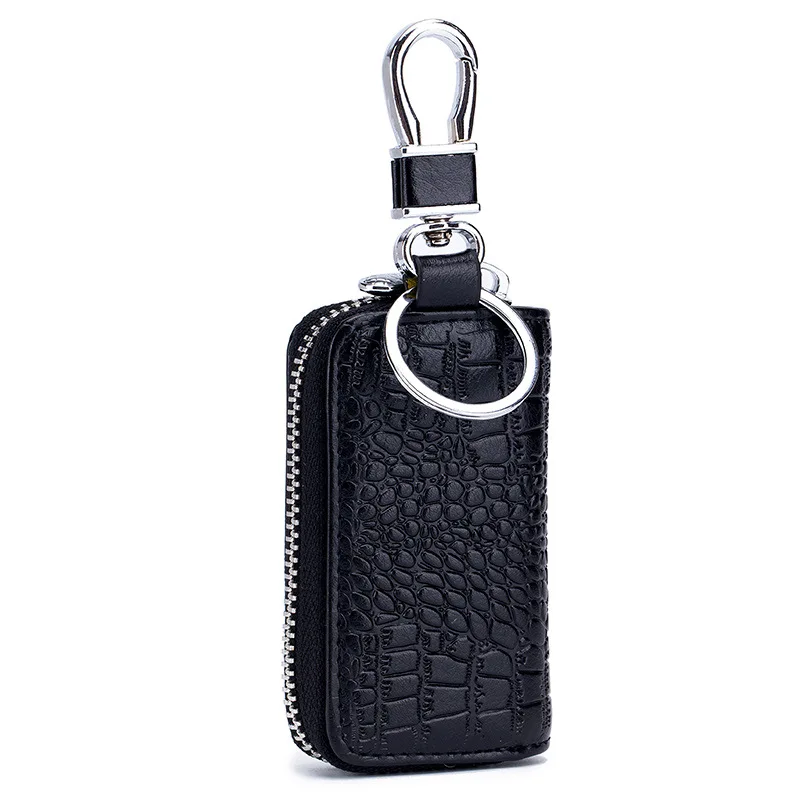 Crocodile Pattern Fashion Car Key Holder For Men Car Organization Split Leather Luxury Keychain Purse Solid Color Drop Shipping
Crocodile Pattern Fashion Car Key Holder For Men Car Organization Split Leather Luxury Keychain Purse Solid Color Drop Shipping