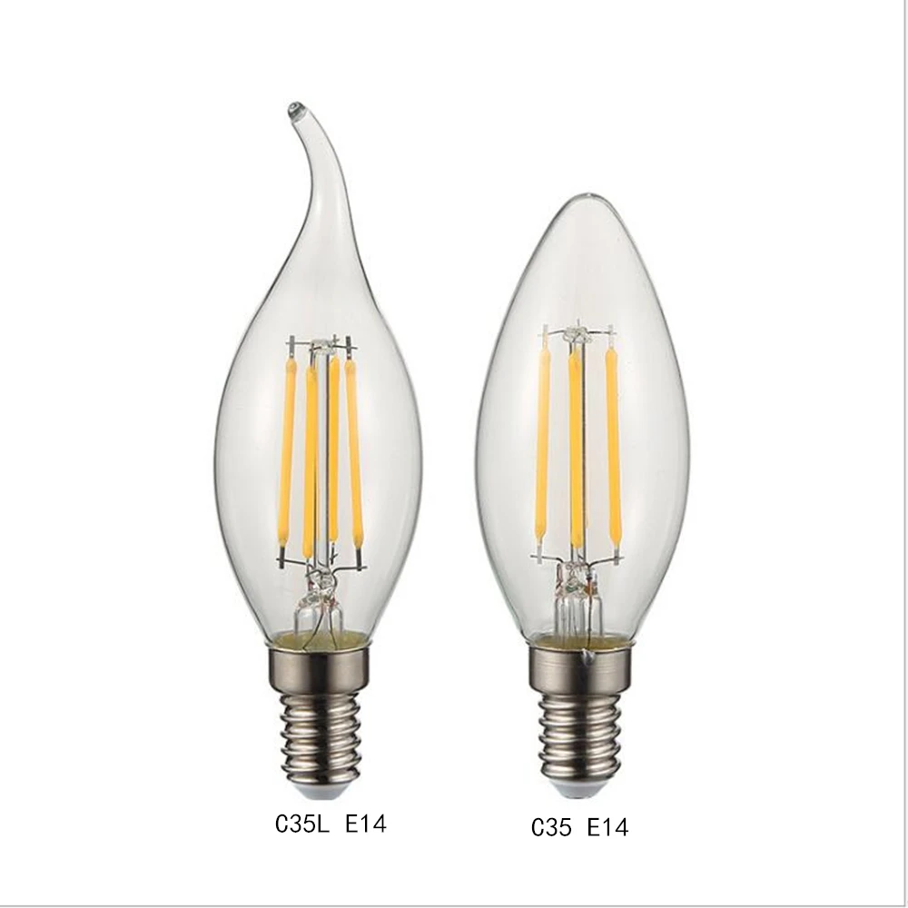 Led bulb filament lamp Edison bulb tungsten filament 4w e14 screw retro chandelier decorative tip bubble tail
Led bulb filament lamp Edison bulb tungsten filament 4w e14 screw retro chandelier decorative tip bubble tail