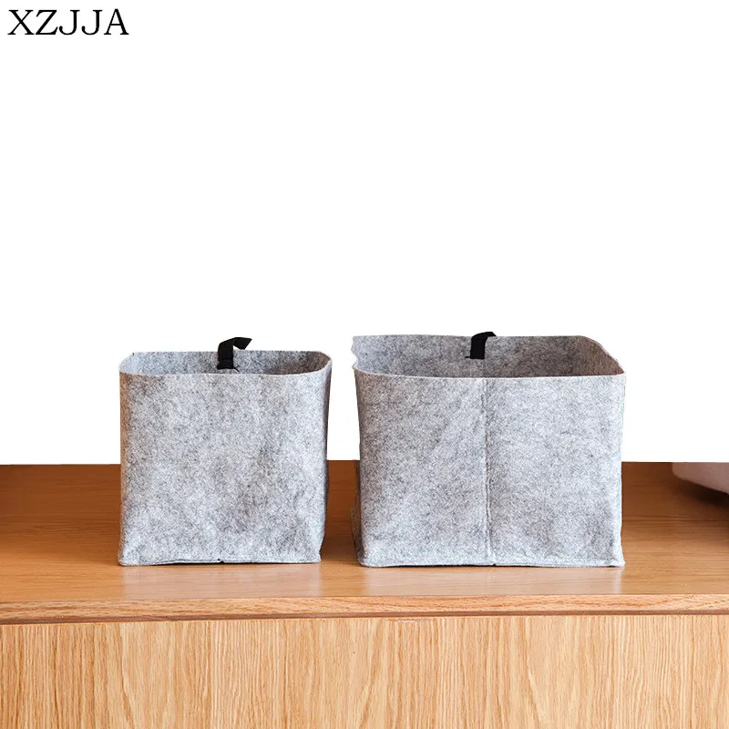 XZJJA Fashion Felt Cloth Storage Basket Portable Desktop Finishing Box Multi-function Clothes Toys Underwear Socks Organizers
XZJJA Fashion Felt Cloth Storage Basket Portable Desktop Finishing Box Multi-function Clothes Toys Underwear Socks Organizers