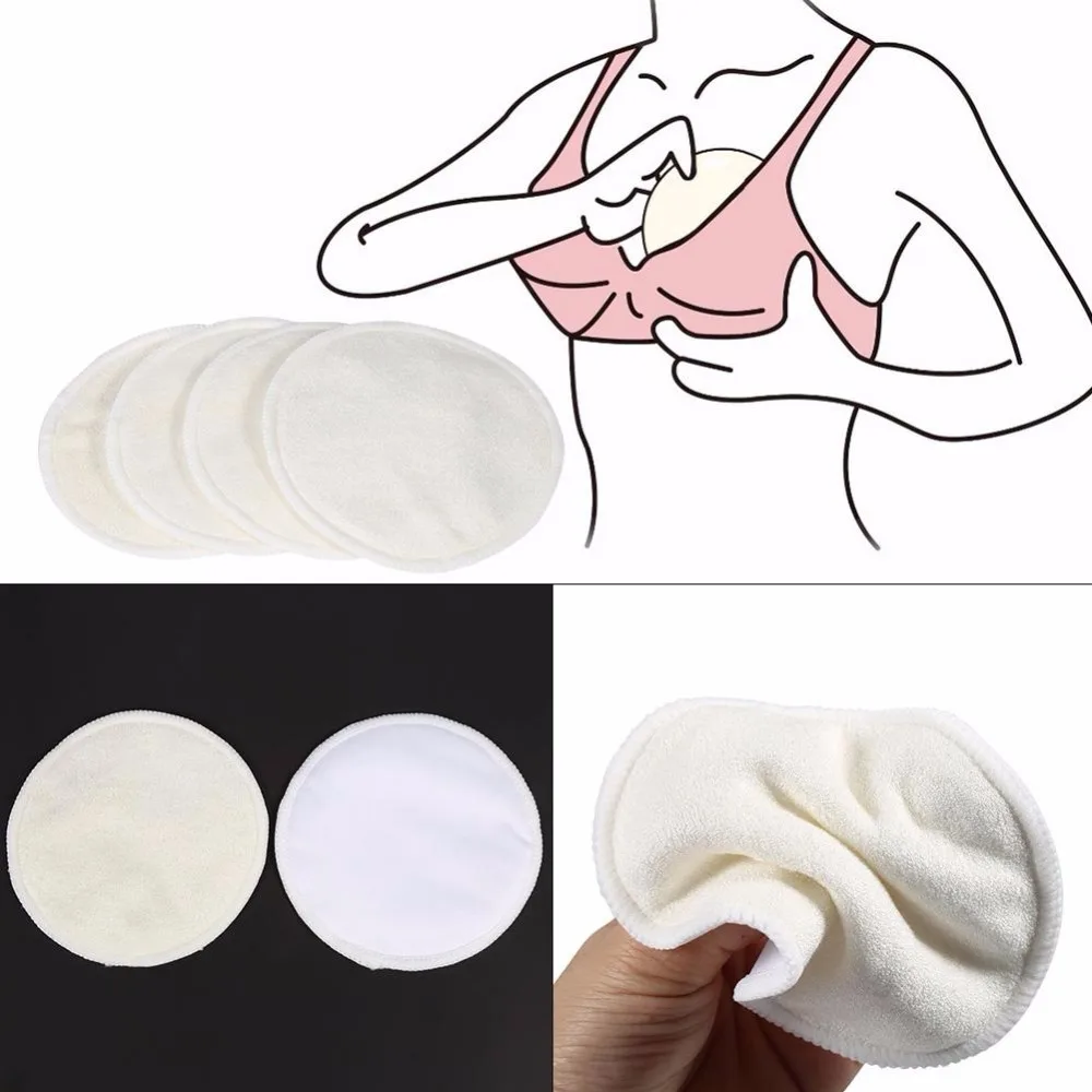 4Pcs/set Three Layers Bamboo Breast Pads Soft Breathable Washable Anti Overflow Breastfeeding Reusable Nursing Pads For Mom
4Pcs/set Three Layers Bamboo Breast Pads Soft Breathable Washable Anti Overflow Breastfeeding Reusable Nursing Pads For Mom