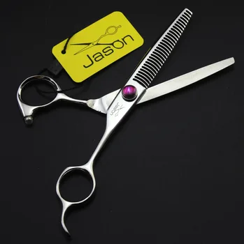 6 inch 17cm Brand Jason Hairdressing Scissors Japan 440C Barbers Thinning Shears professional Human Hair Scissors Quality
6 inch 17cm Brand Jason Hairdressing Scissors Japan 440C Barbers Thinning Shears professional Human Hair Scissors Quality