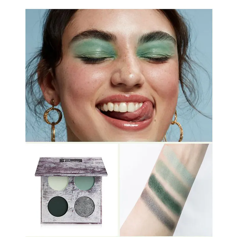 

makeup palette nude glitter pigmented cosmetics matte eyeshadow pallete green maquiagem profissional completa sombras