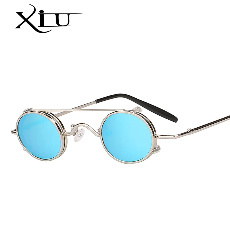 XIU Steampunk Sunglasses Men Women Oval Clip On Brand Designer Sunglasses Metal Punk 2018 NEW Glass Oculos Vintage Top Quality
XIU Steampunk Sunglasses Men Women Oval Clip On Brand Designer Sunglasses Metal Punk 2018 NEW Glass Oculos Vintage Top Quality