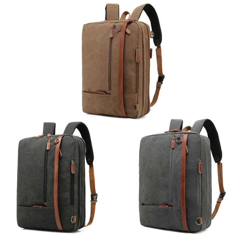 17 Inch Multi-Functional Canvas Convertible Laptop Shoulder Bags Backpack Rucksack
17 Inch Multi-Functional Canvas Convertible Laptop Shoulder Bags Backpack Rucksack