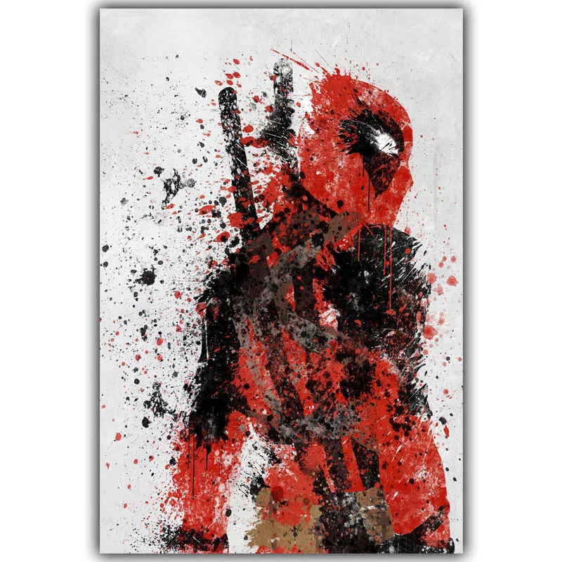 Deadpool Movie Art Silk Poster Print 30x45cm 60x90cm Movie Pictures Living Room Decor