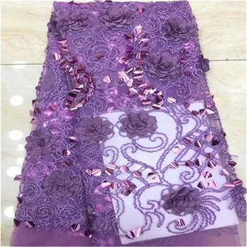 Purple Latest Style Green High Quality African 3D Flower Lace Fabric With 3d Sequins Nigerian Lace Fabrics For Wedding Party
Purple Latest Style Green High Quality African 3D Flower Lace Fabric With 3d Sequins Nigerian Lace Fabrics For Wedding Party