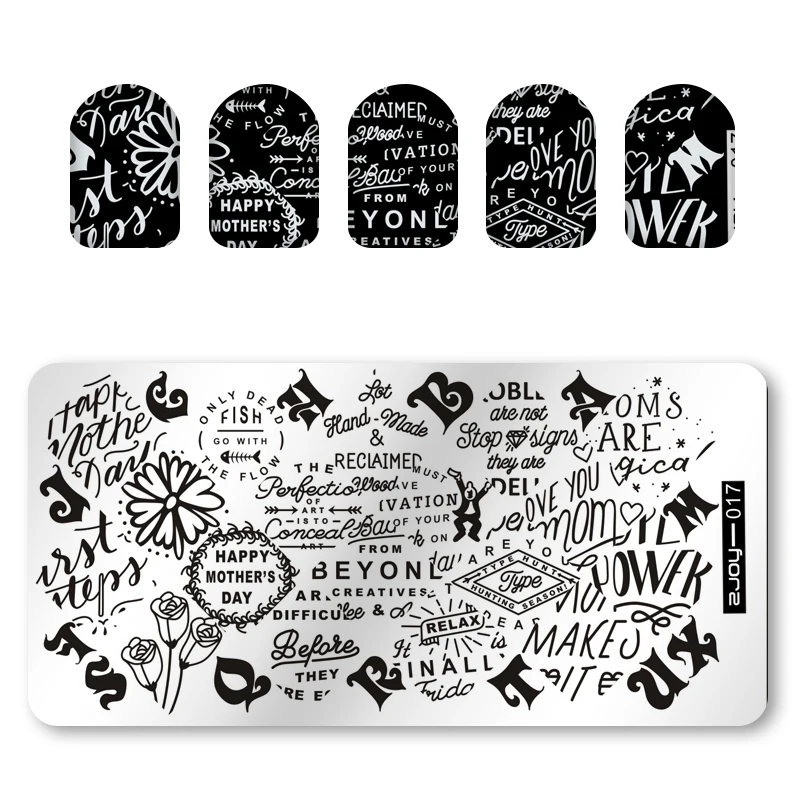 1pc Happy Mother's Day Theme Nail Stamping Template Romantic Hand-Made Flower Love Mother Image Nail Art Stamping Tools ZJOY-017
1pc Happy Mother's Day Theme Nail Stamping Template Romantic Hand-Made Flower Love Mother Image Nail Art Stamping Tools ZJOY-017