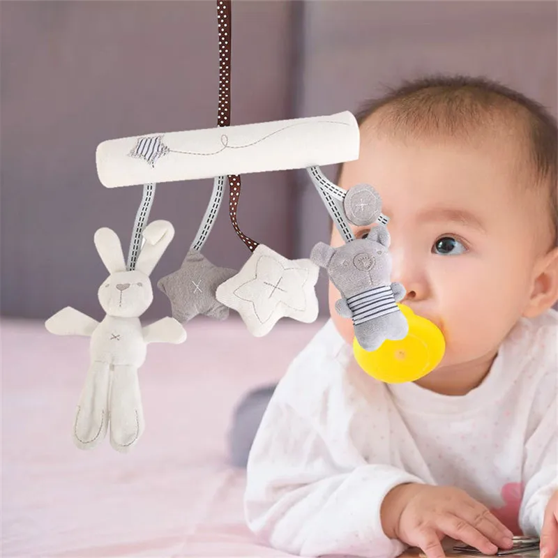 Rabbit baby hanging bed safety seat plush toy Hand Bell Multifunctional Plush Toy Stroller Mobile Gifts
Rabbit baby hanging bed safety seat plush toy Hand Bell Multifunctional Plush Toy Stroller Mobile Gifts