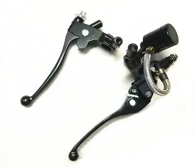 Black 7/8''22mm Brake Clutch Lever Master Cylinder Reservoir For Honda Kawasaki Yamaha Suzuki Chopper Bobber Touring Custom
Black 7/8''22mm Brake Clutch Lever Master Cylinder Reservoir For Honda Kawasaki Yamaha Suzuki Chopper Bobber Touring Custom