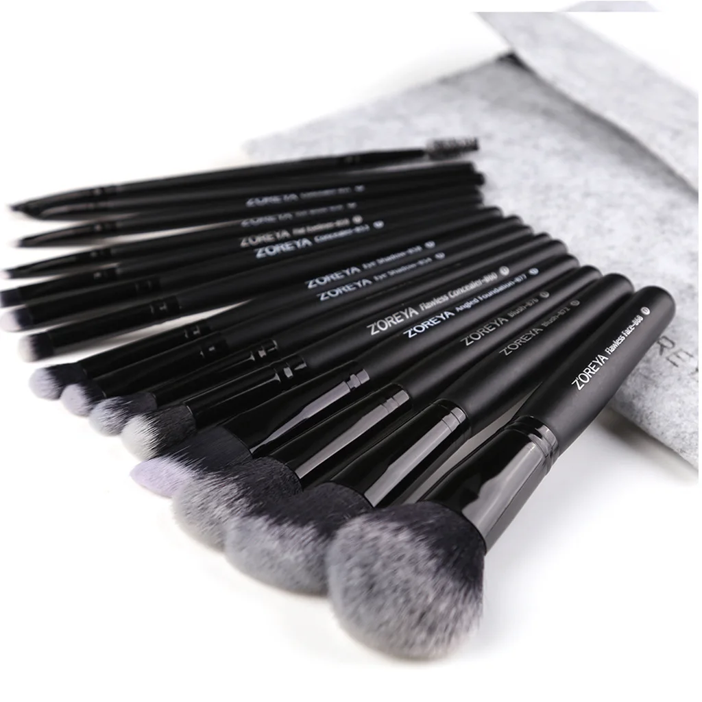 ZOREYA Makeup Brushes 15pcs Professional Makeup Brush Set Powder Blush Foundation Eye Shadow Eyeliner Eyelash Blending Brush
ZOREYA Makeup Brushes 15pcs Professional Makeup Brush Set Powder Blush Foundation Eye Shadow Eyeliner Eyelash Blending Brush