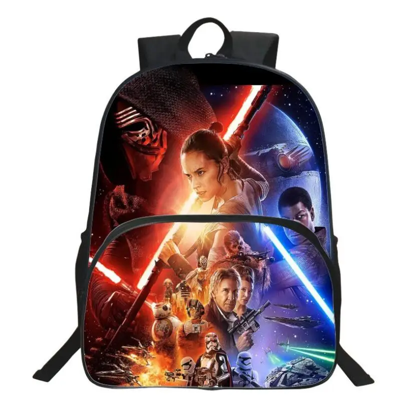 2019 New Polyester 16-inches Black Printing Cartoon Star Wars Children Backpack for Kids Schoolbag Boys School Bags Men Bookbag
2019 New Polyester 16-inches Black Printing Cartoon Star Wars Children Backpack for Kids Schoolbag Boys School Bags Men Bookbag