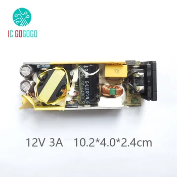 AC-DC 12V 3A Switching Power Supply Module DC Voltage Regulator Switch Circuit rd For LEI Monitor LED Lights 3000MA 100-240V 
AC-DC 12V 3A Switching Power Supply Module DC Voltage Regulator Switch Circuit rd For LEI Monitor LED Lights 3000MA 100-240V