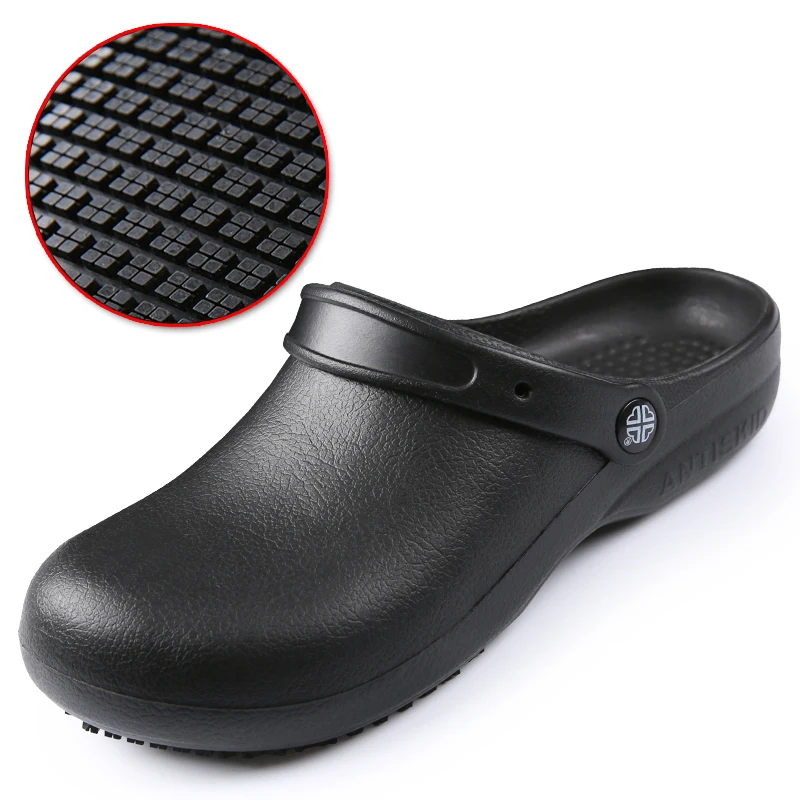 Chef Shoes EVA Non-slip Waterproof Oil-proof Kitchen Work Shoes for Chef Master Cook Hotel Restaurant Slippers Flat Sandals
Chef Shoes EVA Non-slip Waterproof Oil-proof Kitchen Work Shoes for Chef Master Cook Hotel Restaurant Slippers Flat Sandals