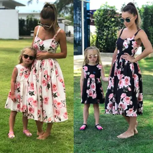 Mother And Daughter Clothes Family Matching Women Kids Girls Flower Sleeveless Dress Sundress Cotton Summer Floral Clothes
Mother And Daughter Clothes Family Matching Women Kids Girls Flower Sleeveless Dress Sundress Cotton Summer Floral Clothes