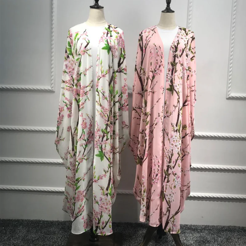 Plus Size Abaya Kimono Muslim Women Batwing Long Floral Maxi Cardigan Blouse Dubai Turkish Islamic Prayer Clothing With Hijab
Plus Size Abaya Kimono Muslim Women Batwing Long Floral Maxi Cardigan Blouse Dubai Turkish Islamic Prayer Clothing With Hijab