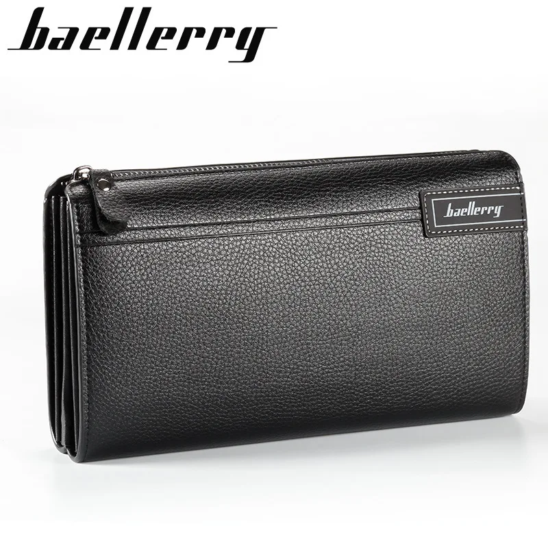 Baellerry Famous Brand Men Wallet Luxury Long Clutch Handy Bag Moneder Male Leather Purse Men's Clutch Bags carteira Masculina
Baellerry Famous Brand Men Wallet Luxury Long Clutch Handy Bag Moneder Male Leather Purse Men's Clutch Bags carteira Masculina