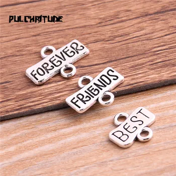 20pcs MIX rectangle Letter Connectors for Bracelets Metal Fashion Connector Charms Fit DIY Jewelry Making
20pcs MIX rectangle Letter Connectors for Bracelets Metal Fashion Connector Charms Fit DIY Jewelry Making