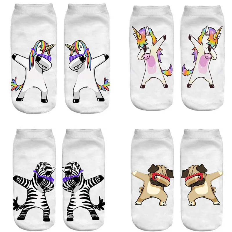 Unicorn 3D Printing Socks Women Cover Eyes Unicorn Ankle Socks Unisex Calcetines Girls Gifts Fashion Mulheres Socks Animals
Unicorn 3D Printing Socks Women Cover Eyes Unicorn Ankle Socks Unisex Calcetines Girls Gifts Fashion Mulheres Socks Animals
