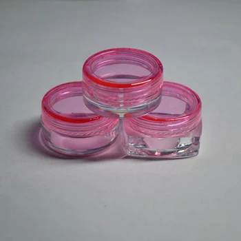 50pcs Plastic Eye Cream Jar Clear Pots Square Round Bottom Cosmetic Small Sample Container Transparent Jars 5g Rose Red Lids
50pcs Plastic Eye Cream Jar Clear Pots Square Round Bottom Cosmetic Small Sample Container Transparent Jars 5g Rose Red Lids