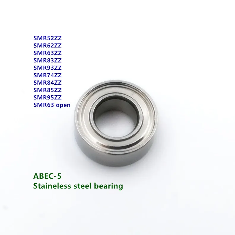50pcs/lot ABEC-5 SMR52ZZ SMR62ZZ SMR63ZZ SMR63 SMR83ZZ SMR93ZZ SMR74ZZ SMR84ZZ SMR85ZZ SMR95ZZ stainless steel ball bearing
50pcs/lot ABEC-5 SMR52ZZ SMR62ZZ SMR63ZZ SMR63 SMR83ZZ SMR93ZZ SMR74ZZ SMR84ZZ SMR85ZZ SMR95ZZ stainless steel ball bearing