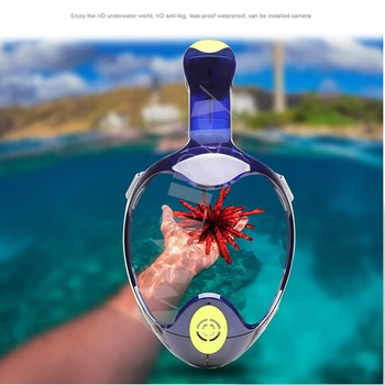 Newest 2018 Full Face Diving Mask Snorkeling Big View Underwater Swimming Train Scuba Mergulho Snorkeling Mask For Gopro Camera
Newest 2018 Full Face Diving Mask Snorkeling Big View Underwater Swimming Train Scuba Mergulho Snorkeling Mask For Gopro Camera