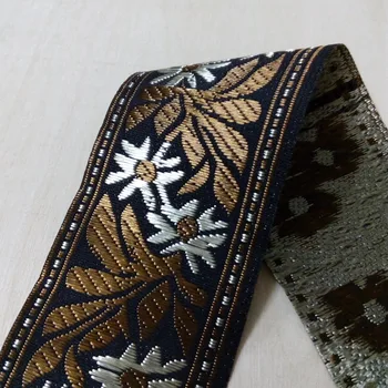 5cm 50mm 2' Brown White Floral Plant Lace Ethnic Classic Bedding Costume Curtain Laciness National Jacquard Ribbon Woven Webbing
5cm 50mm 2' Brown White Floral Plant Lace Ethnic Classic Bedding Costume Curtain Laciness National Jacquard Ribbon Woven Webbing