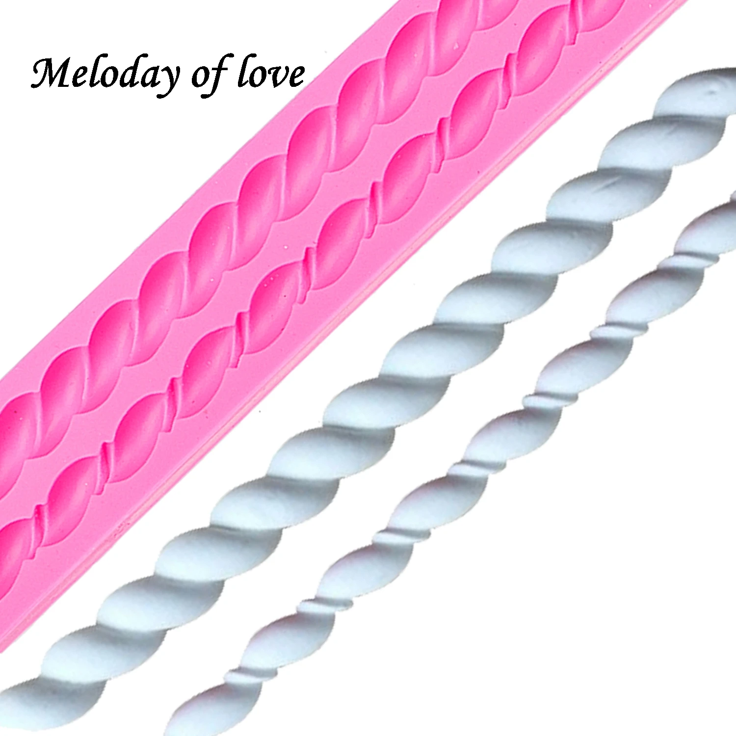 Long rope Lace cake decorating tools DIY baking fondant silicone mold chocolate Cake Onlay Border Embosser Mold T0503
Long rope Lace cake decorating tools DIY baking fondant silicone mold chocolate Cake Onlay Border Embosser Mold T0503