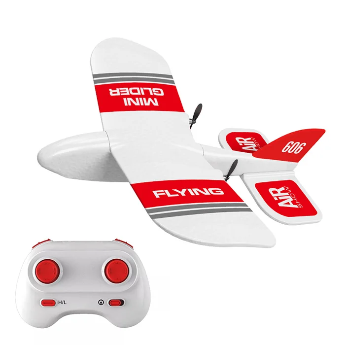 

2019 New KFPLAN KF606 RC Aircraft 2.4GHZ 2CH EPP Mini Indoor RC Airplane Glider Built-In Gyro RTF Good Flight Dual Motor Control