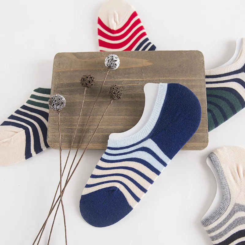 Male Summer and Spring Cotton Sock Slippers Sweat and Deodorant Invisible Sock with Anti Skid Stripe Design Ankle
Male Summer and Spring Cotton Sock Slippers Sweat and Deodorant Invisible Sock with Anti Skid Stripe Design Ankle