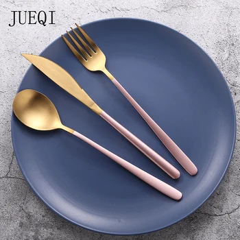 JueQi Tableware Set Cutlery Stainless Steel 304 Utensils Kitchen Dinnerware include Knife Fork TeaSpoons 18/10
JueQi Tableware Set Cutlery Stainless Steel 304 Utensils Kitchen Dinnerware include Knife Fork TeaSpoons 18/10