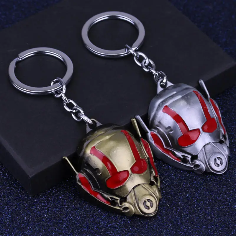The Comics Super Hero Series Key Chain Fashion 3D Ant Man Mask Keychain for Key Chaveiro Llavero Pendant Keyring Key Holder
The Comics Super Hero Series Key Chain Fashion 3D Ant Man Mask Keychain for Key Chaveiro Llavero Pendant Keyring Key Holder