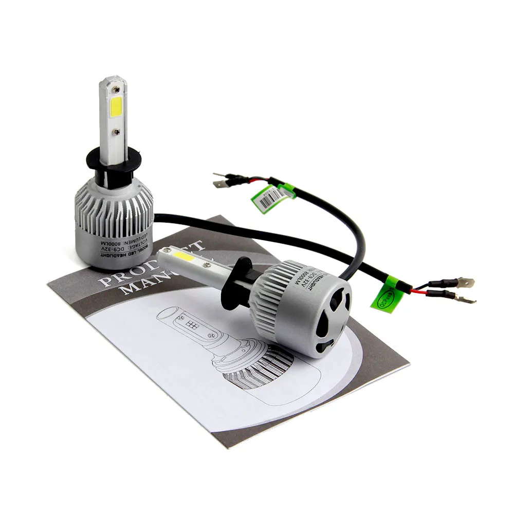 H1 110W 16000LM LED Headlight Conversion Kit Car Beam Bulb Driving Lamp 6000K (14)