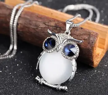 New Style Charmant Women Necklace Owl Pendant Rhinestone Sweater Chain Long Necklaces Jewelry Ornaments Exquisite Torque Trinket
New Style Charmant Women Necklace Owl Pendant Rhinestone Sweater Chain Long Necklaces Jewelry Ornaments Exquisite Torque Trinket