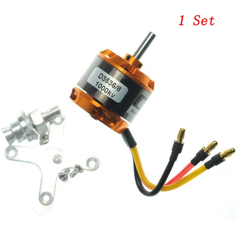 1SET 1000KV Brushless Motor Electric Machine High Speed Motors 370W D3536-8 Size 35MMx36MM for RC Aircraft Model DIY Components
1SET 1000KV Brushless Motor Electric Machine High Speed Motors 370W D3536-8 Size 35MMx36MM for RC Aircraft Model DIY Components