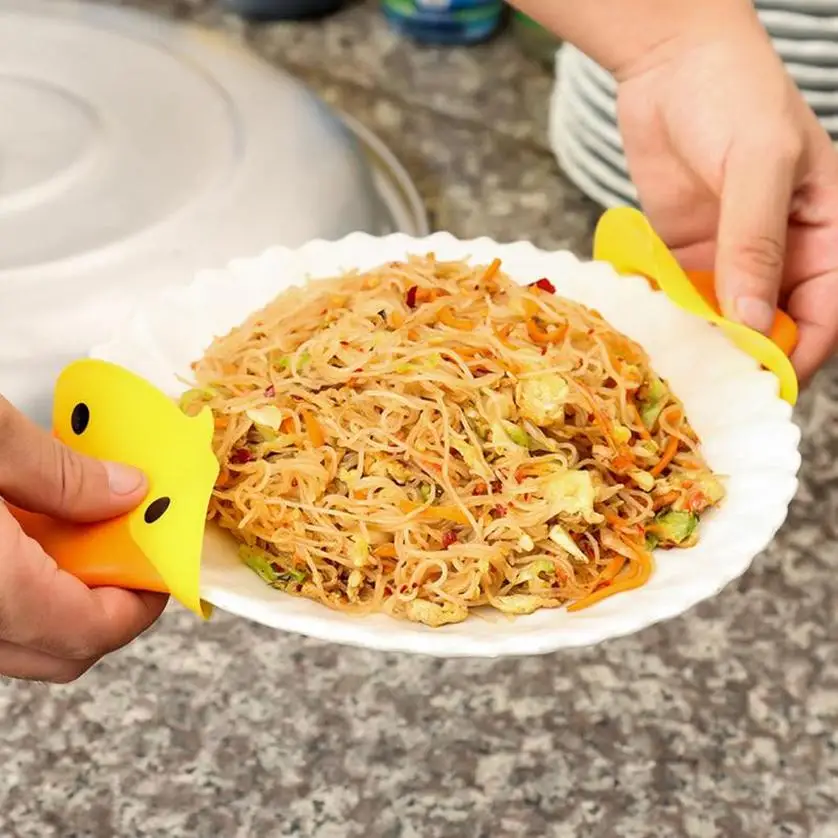 2pcs/lot Anti-scald Silicone Dish Clip Adorable Duck-Shaped Device Kitchen Tool Gadget Random Color Drop Shipping 2019
2pcs/lot Anti-scald Silicone Dish Clip Adorable Duck-Shaped Device Kitchen Tool Gadget Random Color Drop Shipping 2019