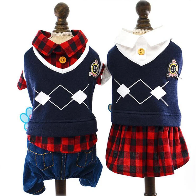 Fashion Campus Style Female and Male Pet Dog Clothes Clothing Cotton Four Feet Dog Coats Jackets For Pet Small Large Chihuahua
Fashion Campus Style Female and Male Pet Dog Clothes Clothing Cotton Four Feet Dog Coats Jackets For Pet Small Large Chihuahua