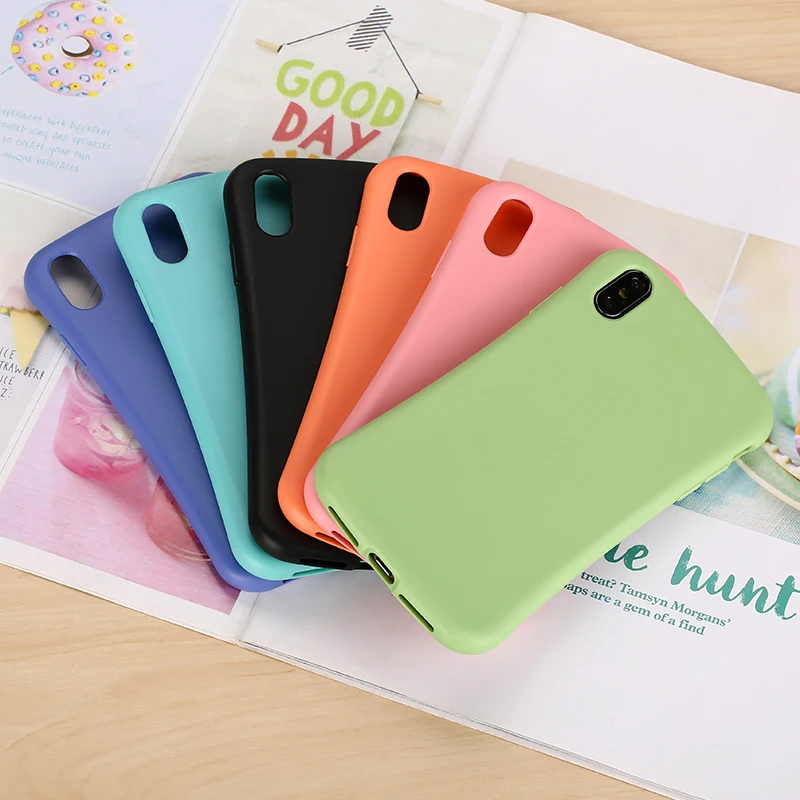 For iPhone XR XS Max X Case Matte Candy Color Pink Green Solid for iPhone 7 6 6S 8 Plus Case Soft TPU Silicone Anti-Shock Bumper
For iPhone XR XS Max X Case Matte Candy Color Pink Green Solid for iPhone 7 6 6S 8 Plus Case Soft TPU Silicone Anti-Shock Bumper