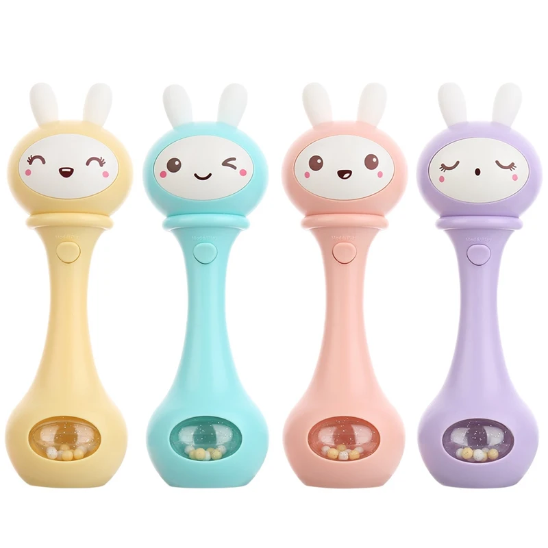 Light Shaking Rattles Bells 4 Color 6-12 Months Sound Toys Puzzle music Funny Baby Hand light rhythm induction
Light Shaking Rattles Bells 4 Color 6-12 Months Sound Toys Puzzle music Funny Baby Hand light rhythm induction