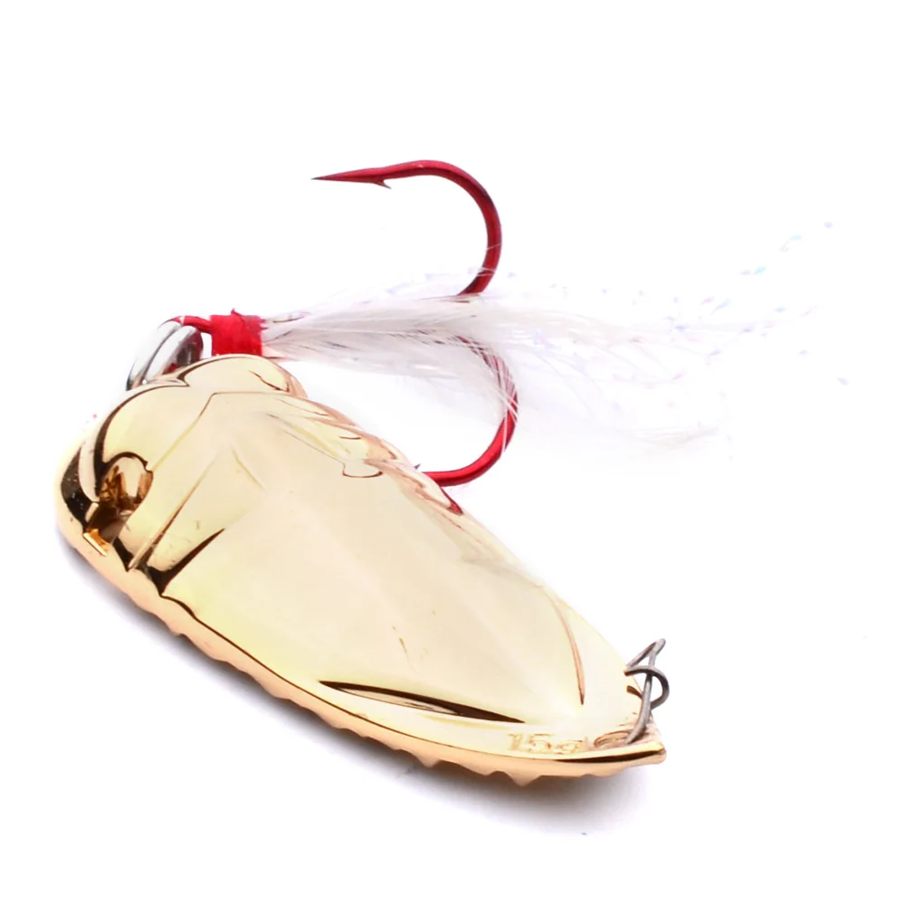 Peche 1PC Hard Spoons Fishing Lure Metal Sequins Spinner Bass Baits With Treble Hook Fishing Tackle Pesca
Peche 1PC Hard Spoons Fishing Lure Metal Sequins Spinner Bass Baits With Treble Hook Fishing Tackle Pesca