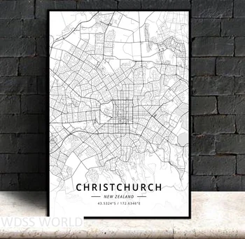 Christchurch New Zealand,Modern City Map Canvas Art Print Home Room Decor Poster
Christchurch New Zealand,Modern City Map Canvas Art Print Home Room Decor Poster