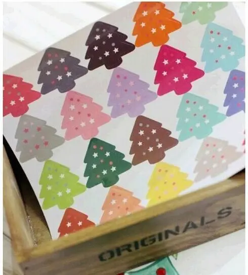 NEW Creative vintage Colourful Christmas Tree Theme Sealing sticker/DIY Gifts posted/Baking Decoration label/Multifunction
NEW Creative vintage Colourful Christmas Tree Theme Sealing sticker/DIY Gifts posted/Baking Decoration label/Multifunction