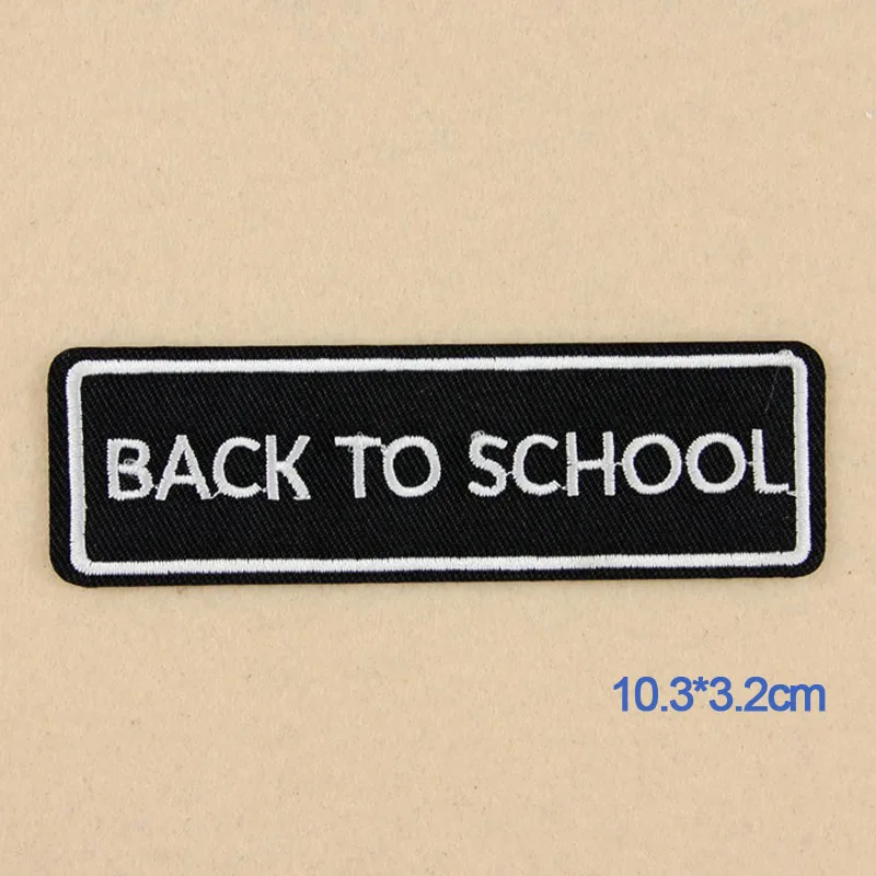 Blue Music Back To School Wonderful ACDC Novelty Letters Iron On Patch Clothes Patch For Clothing Girl Boy Embroidered Patch
Blue Music Back To School Wonderful ACDC Novelty Letters Iron On Patch Clothes Patch For Clothing Girl Boy Embroidered Patch