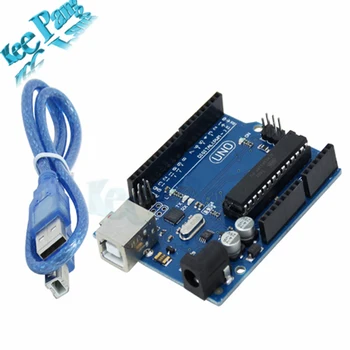 HOT sale Uno R3 pcb board ATMEGA16U2 For Arduino Compatible 3D Printers Parts with USB Cable Part Integrated Circuit Module
HOT sale Uno R3 pcb board ATMEGA16U2 For Arduino Compatible 3D Printers Parts with USB Cable Part Integrated Circuit Module
